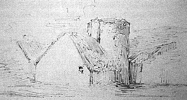 Tower of Cromwell's fort.